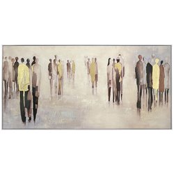 Lõuendimaal Gold People, 70x140cm