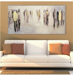 Lõuendimaal Gold People, 70x140cm