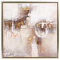 Õlimaal Abstract Gold Accented I, 80x80cm