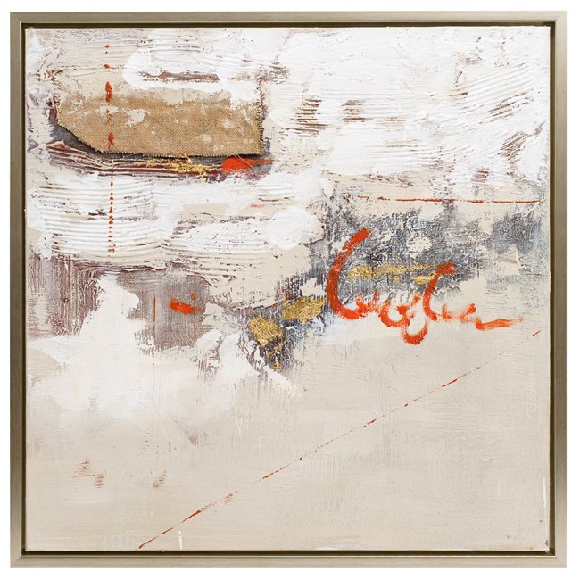 Õlimaal Abstract Gold Accented II, 80x80cm