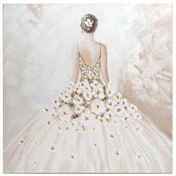 Õlimaal Back View of a Beauty, 100x100cm