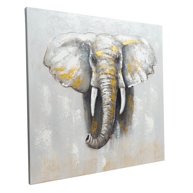 Õlimaal Big Elephant, 100x100cm