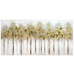 Oil paiting Golden Trees, 120x60cm