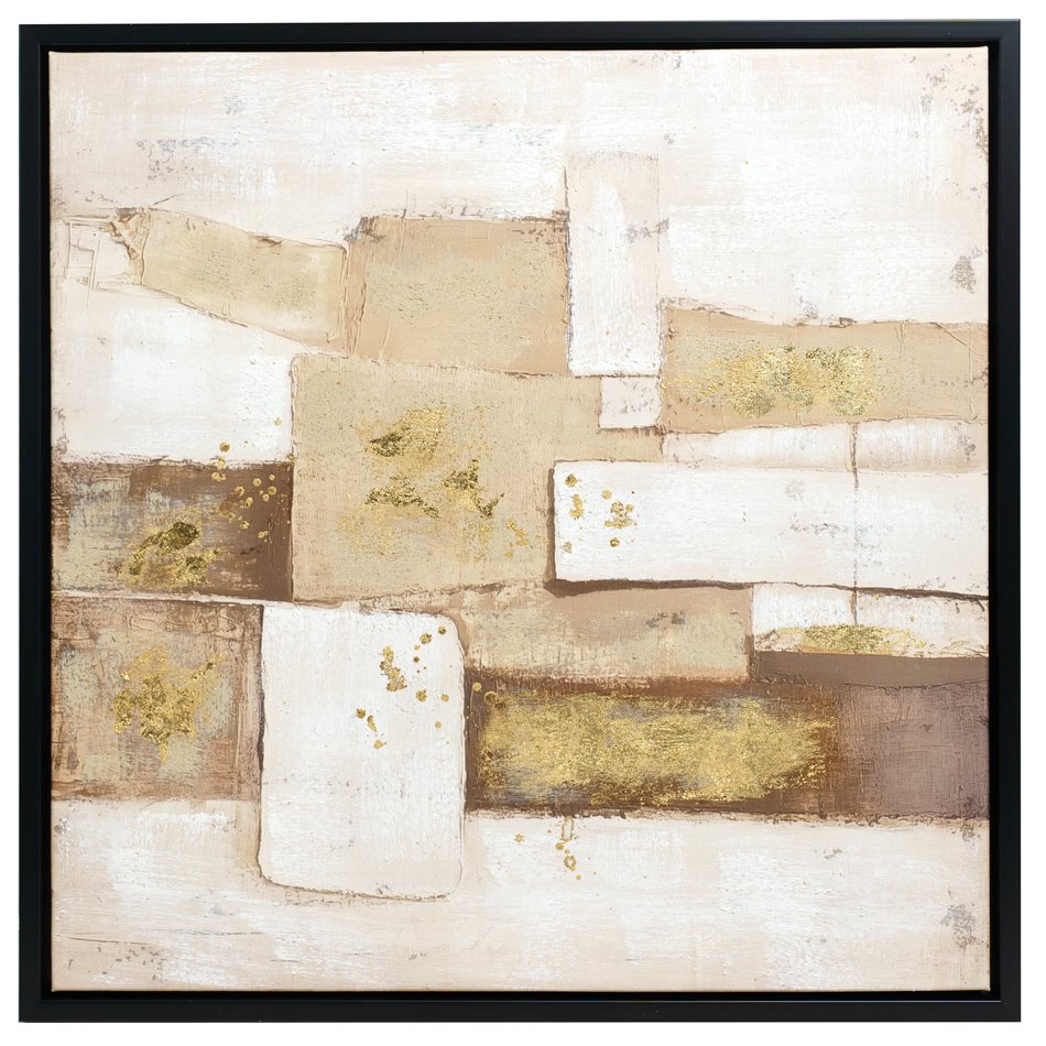 Õlimaal Shades Of Gold And Sand I, 80x80cm