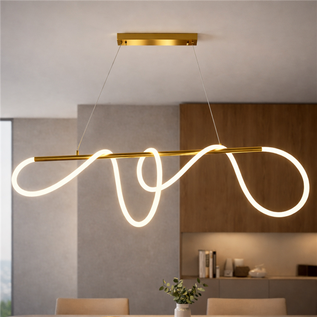 Rippvalgusti Modena, messing värv, H50-170x120cm, LED 30W, 3000K, 1650lm