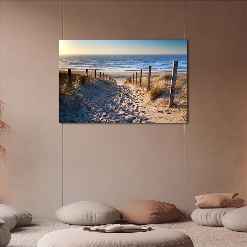 Lõuendimaal Sand path to the sea, 80x120cm