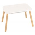 Children's table BULDY BRIK, MDF/pine wood legs, 68.5x46.5cm H43cm
