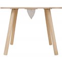 Children's table Teddy Bear, MDF/pine wood legs, 55x48cm H42.5cm