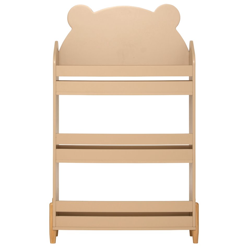 Bookcase Sweet Bear, MDF, beige, H100x61.5x18.5cm