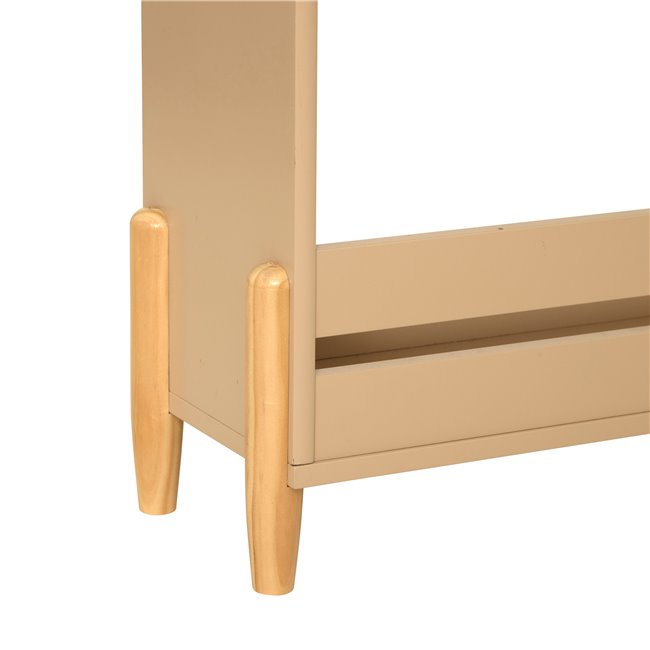 Bookcase Sweet Bear, MDF, beige, H100x61.5x18.5cm