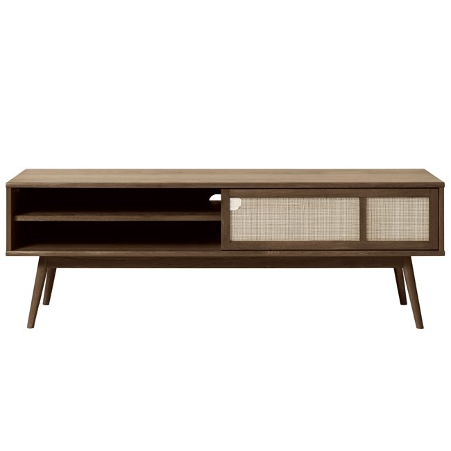 TV-laud Ubarali, tumedat tooni tammevineer/MDF, H50x150x45cm