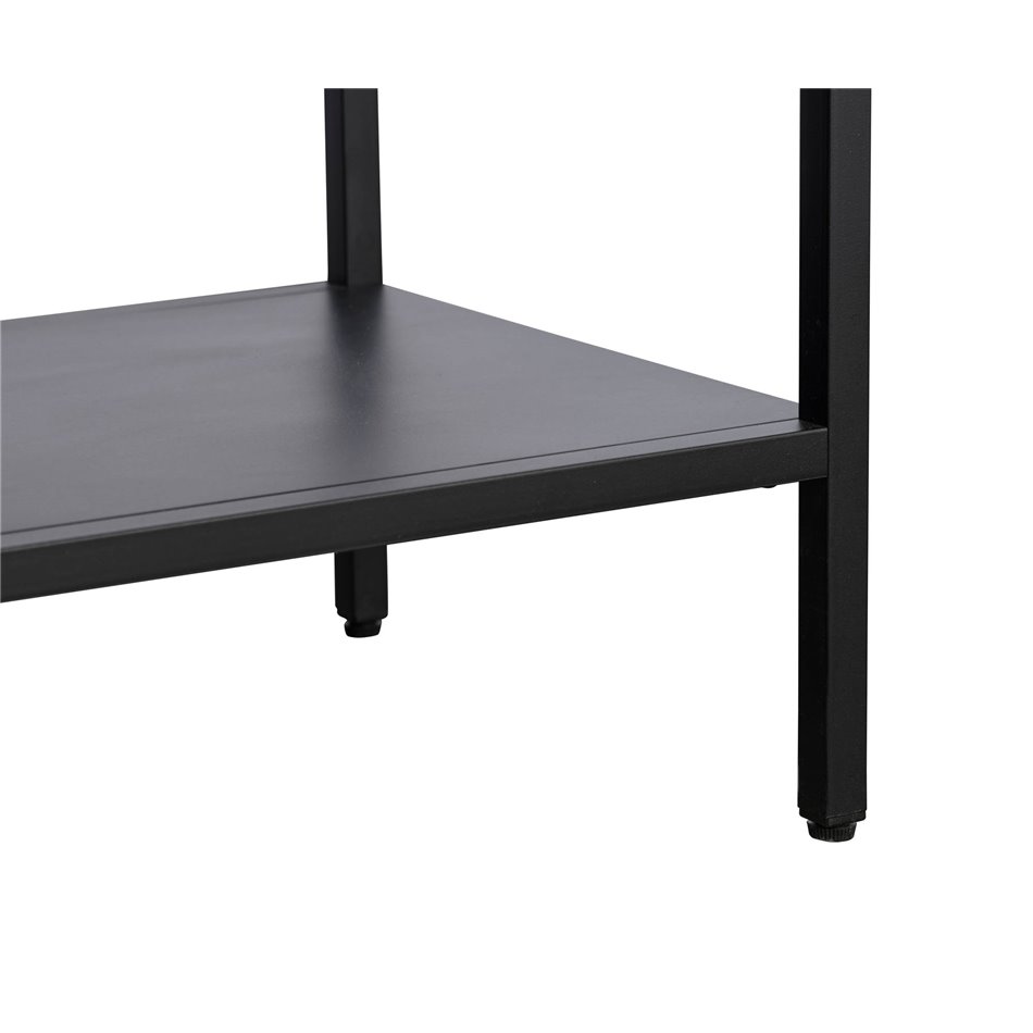 Vitriinkapp Ukarmel, must, teras/karastatud klaas, H160x90x40cm