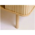 Cabinet Unkavo, natural color, oak veneer/MDF, H113x90x40cm