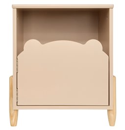 Nightstand Sweet Bear, MDF/pine wood legs, H40x35.5x33cm