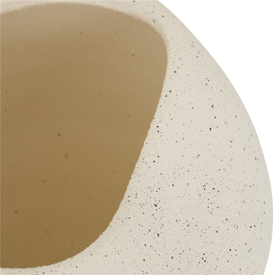 VASE CRMQ DESTRU SIEN, ceramic, H23.5cm, D23.5cm