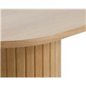 Console Nola, natural color, oak veneer/MDF, H75x130x40cm