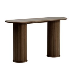 Консоль Nola, тёмно тонированный шпон дуба/MDF, H75х130х40см