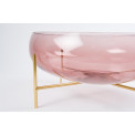 Decorative bowl  Izana, glass, H15cm D30cm