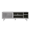 TV table Uvep, grey, steel, H55x160x45cm