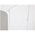 Шкаф Unbera, белый, MDF, H100х80х40см