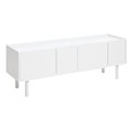 TV-laud Unbera, valge, MDF, H55x160x45cm