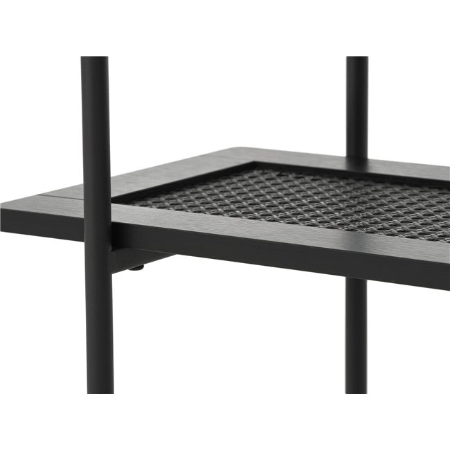 Kohvilaud Usakola, must, MDF/metall, H75x100x37cm