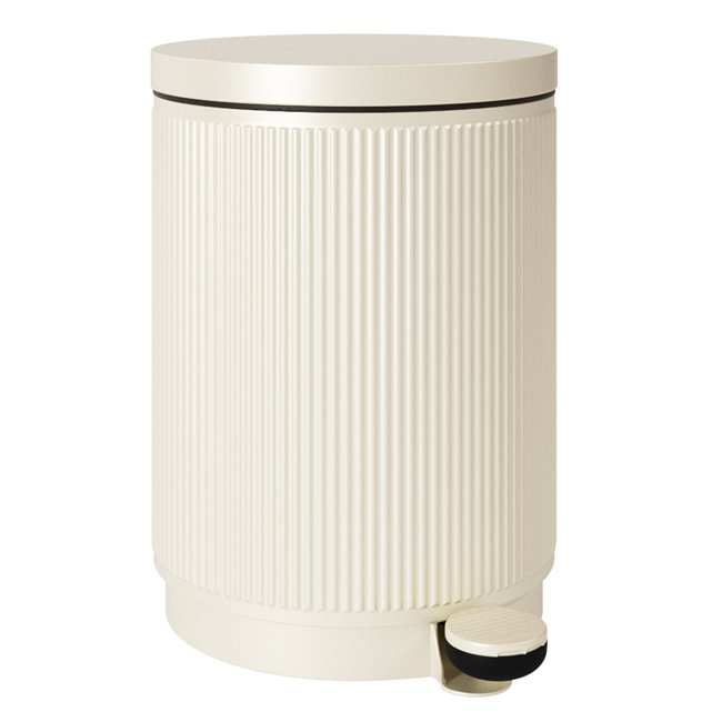 Garbage softclose Onix, beige, 5L, 27.2x20.5cm H28.2cm