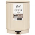 Garbage softclose Onix, beige, 5L, 27.2x20.5cm H28.2cm