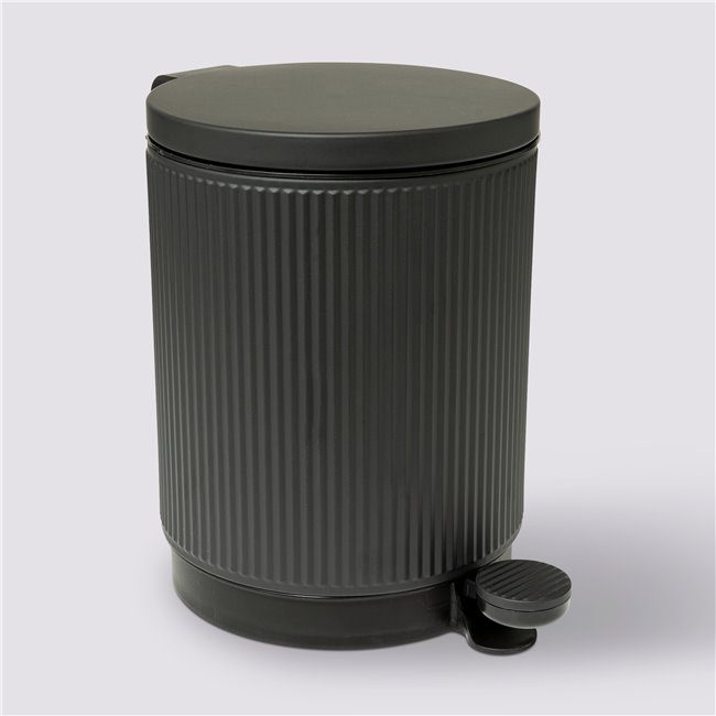 Garbage softclose Onyx black, 5L, 27.2x20.5cm H28.2cm