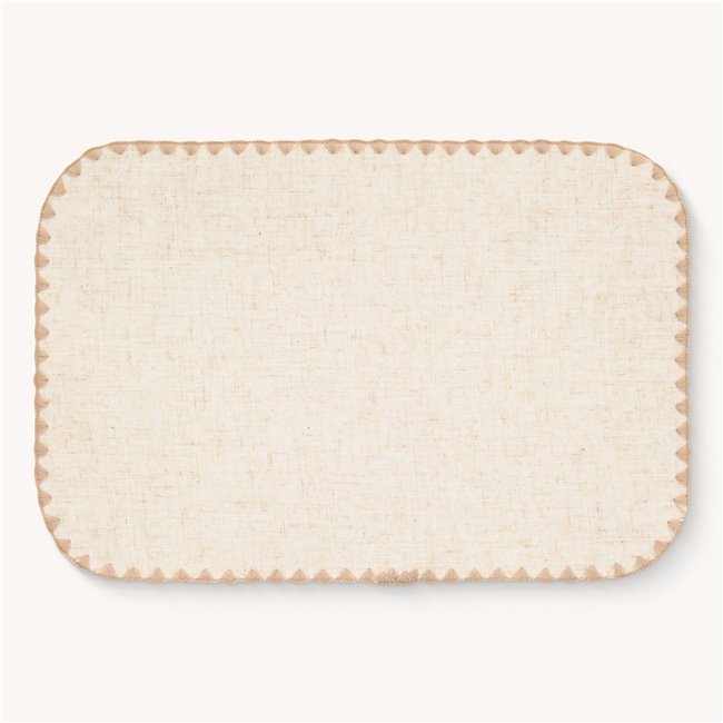 Placemat SET TABLE SANDRINE BEIGE, 45x30cm