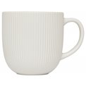 Mug Strata, white, 360ml, H8.9x11.4x8.9cm