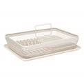 Dish drainer Mayaj, beige, H13.5x43x32cm