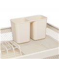 Dish drainer Mayaj, beige, H13.5x43x32cm