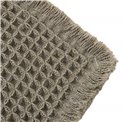 Honeycomb rug green, gray-green color, 50x80cm