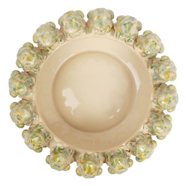 Decorative tray Frogs, H13cm, D32.5cm