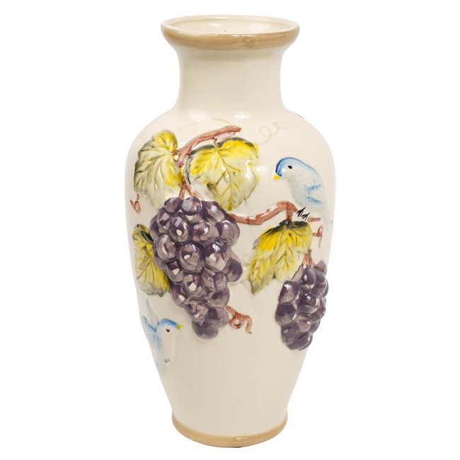 Vase Grapes, H38.2cm, D20cm