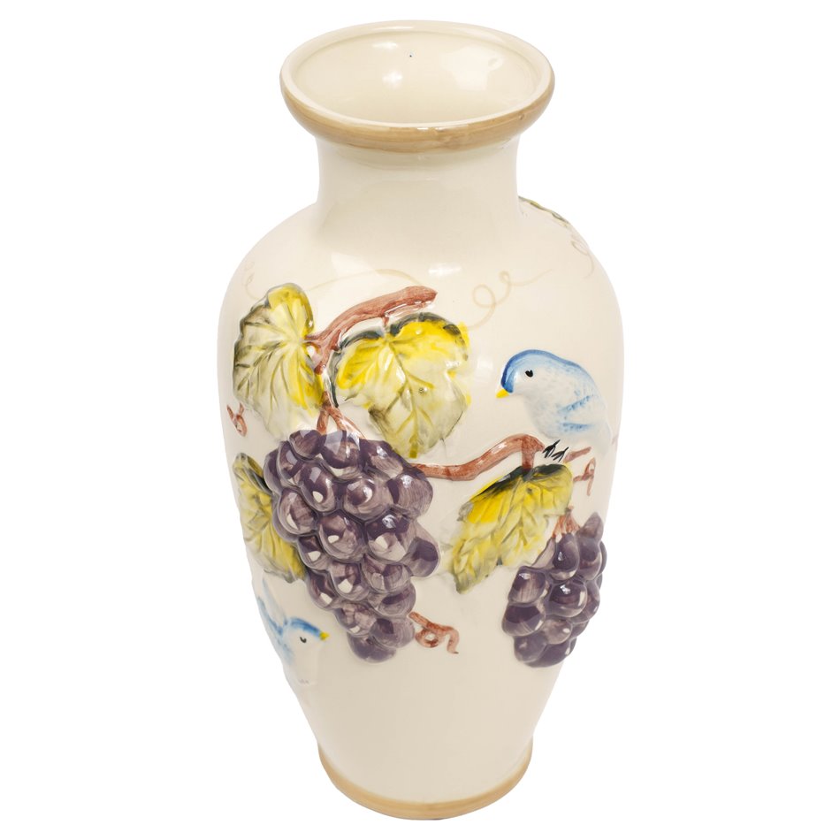 Vase Grapes, H38.2cm, D20cm