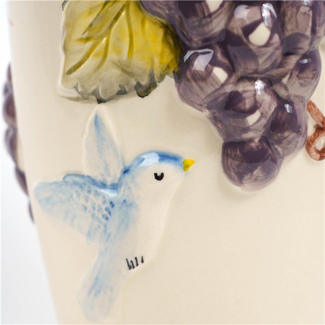 Vase Grapes, H38.2cm, D20cm