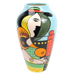 Vaas Woman from Malaga, H37.5cm, D23cm