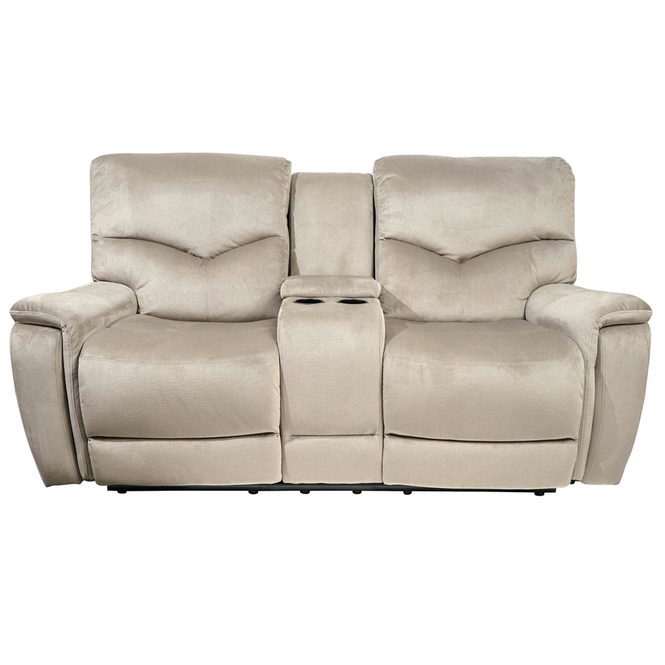 Doubble recliner Obernburg 8, grey, electrically adjustable, H103x189x103-164cm, seat height 57cm