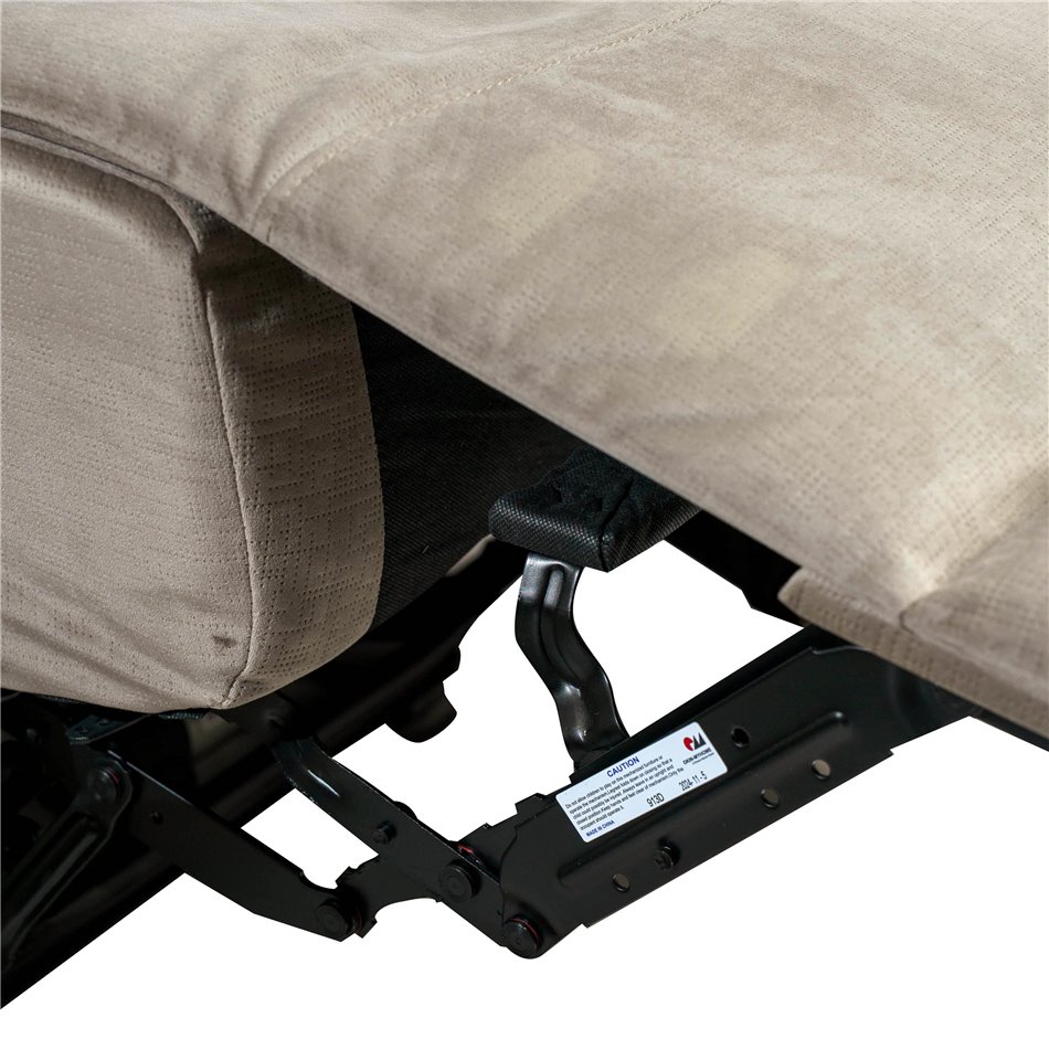 Doubble recliner Obernburg 8, grey, electrically adjustable, H103x189x103-164cm, seat height 57cm