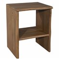 Bedside shelf Saetre, mango wooden, H60x46x40cm