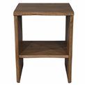 Bedside shelf Saetre, mango wooden, H60x46x40cm