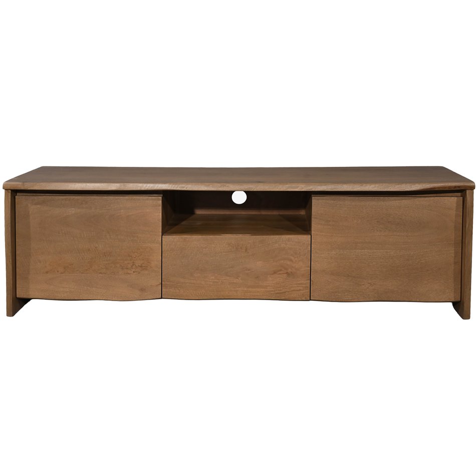 TV board Sady with 2 doors/1 drawer, mango wood, 160x45cm H50cm