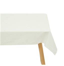 Tablecloth JOY SLUB, white, cotton, 150x250cm