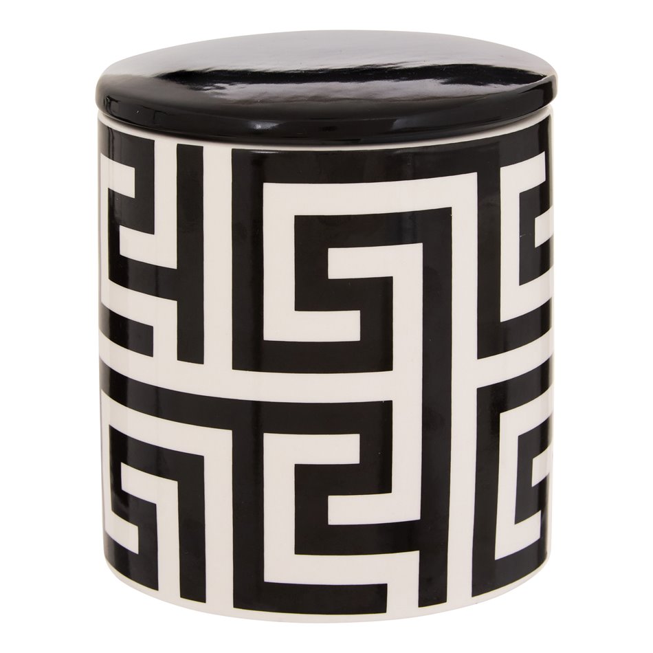 Candle in ceramic jar Palm Resort, 935g, H14.4cm, D12.8cm