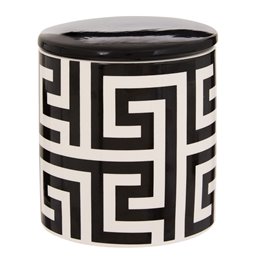 Candle in ceramic jar Palm Resort, 935g, H14.4cm, D12.8cm