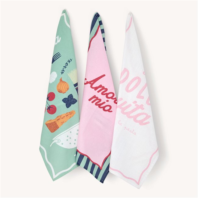 Kitchen towel Della, set of 3 pcs., 45x70cm
