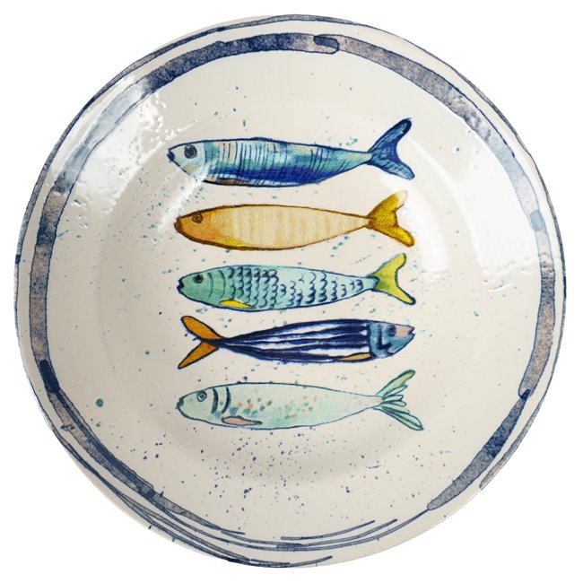 Deep plate PEIXE Pasta, D29cm, H6cm