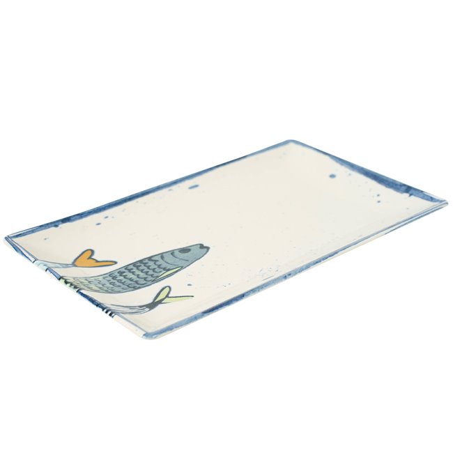 Тарелка PEIXE Elite rect, 25x15cm H2cm